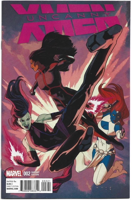 Uncanny X-Men #2 1:25 Anka Variant Bunn Land Marvel 2016 VF/NM