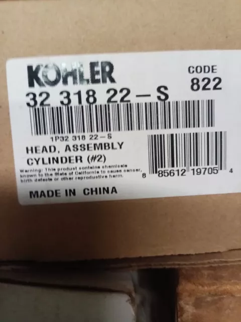 32-318-22-S Kohler ￼7000 Series VTwin 20Hp KT715-3041 Cylinder Head