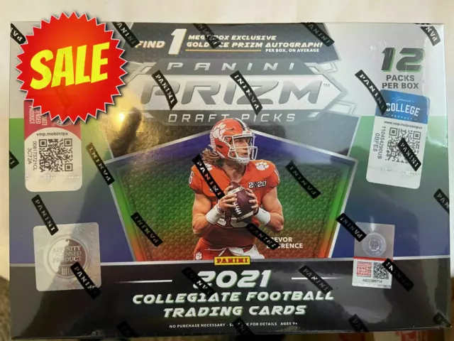 NEW 2021 Panini Prizm Draft Picks Football (Hanger Box OR Mega Box) Cards