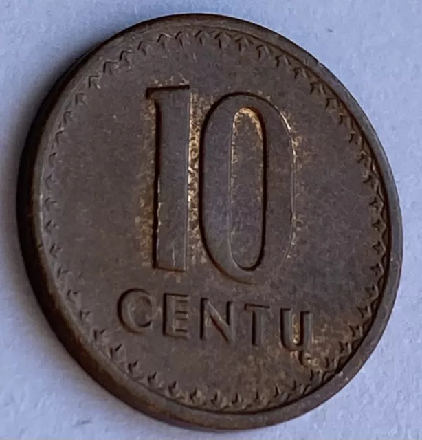 Lithuania 10 Centu 1991 (KM#88) 2