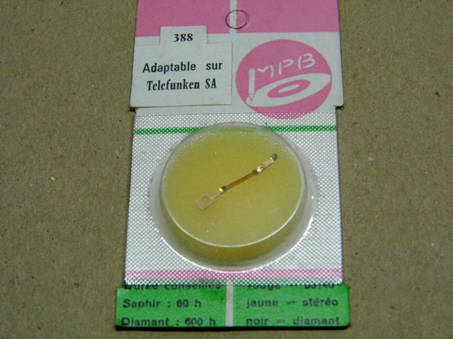 Aiguille Saphir Telefunken A22/1 A20/1 – Pièce Détachée Tourne-disque Vintage