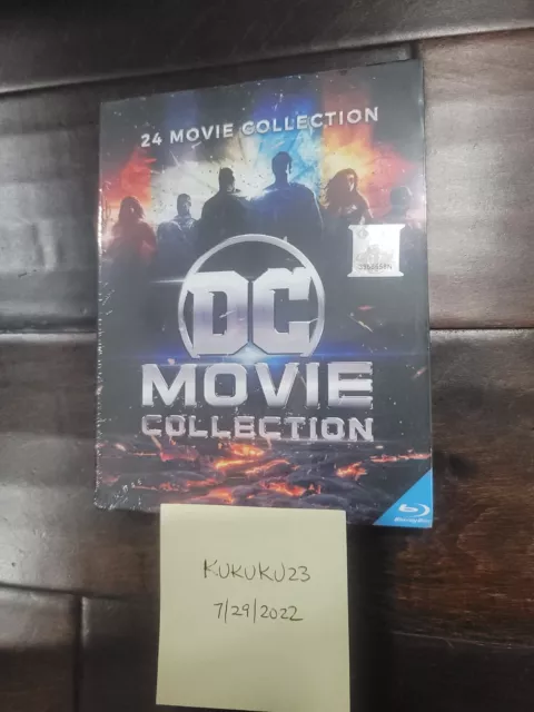 DC 24 Movie Movies Collection Blu-ray, 8 Discs Batman Superman Wonder Woman