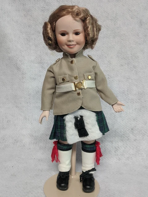Wee Willie Winkie Scottish Shirley Temple Doll 14" DOLLS OF THE SILVER SCREEN.
