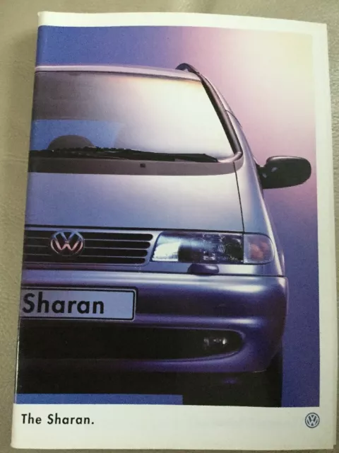 Volkswagen VW Sharan Car Brochure - January 1996