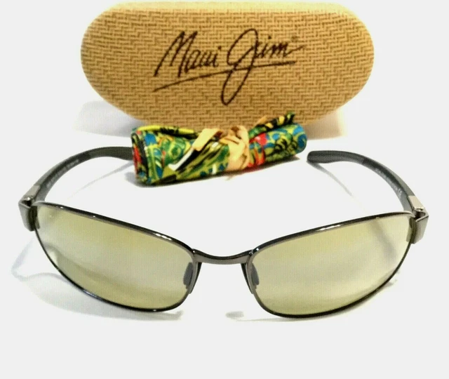 MAUI JIM SALT AIR SUNGLASSES Gunmetal w/ Maui HT Polarized Lenses MJ 741-11R