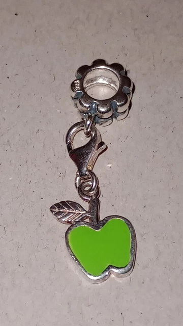 WARREN JAMES STERLING silver charm bracelet with 12 charms beads