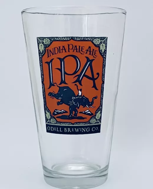 India Pale Ale IPA Odell Brewing Company Beer Drinking Glass - Unused