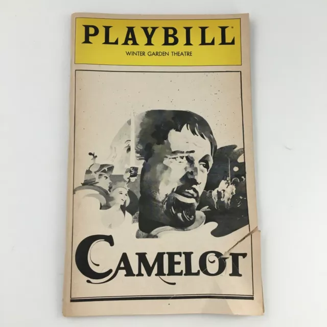 1981 Playbill Winter Garden Theatre 'Camelot' Richard Harris, Meg Bussert