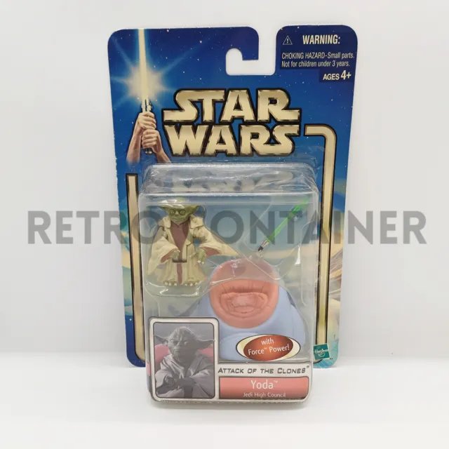 STAR WARS Kenner Hasbro Action Figure - SAGA COLLECTION - Yoda Jedi Master MOC