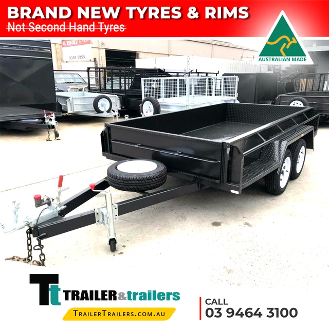 9x5 TANDEM AXLE BSPEC BOX TRAILER | FULL CHECKERPLATE | 15" HIGH SIDES