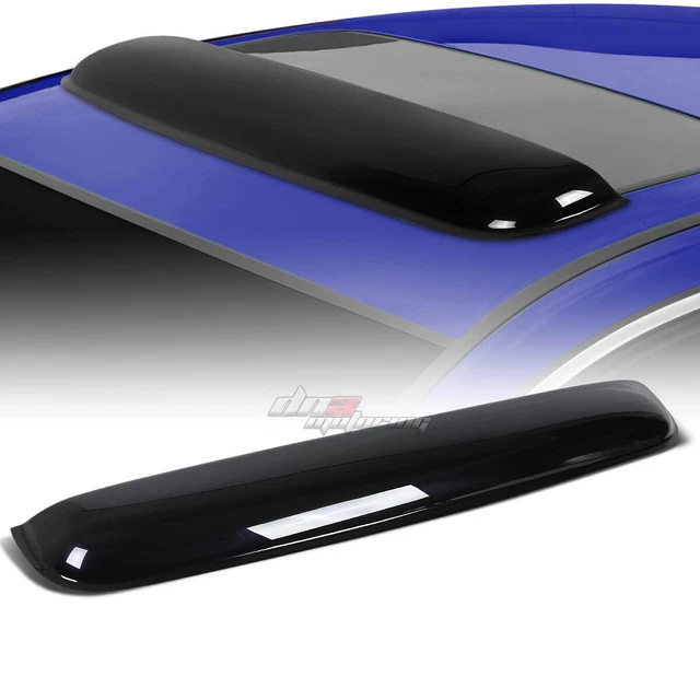 thumbnail image 2 of DNA MOTORING Smoke Tint Window Visors For 2006-2010 Hummer H3 SUV - Rain Deflectors, Tape-On 2 of 4