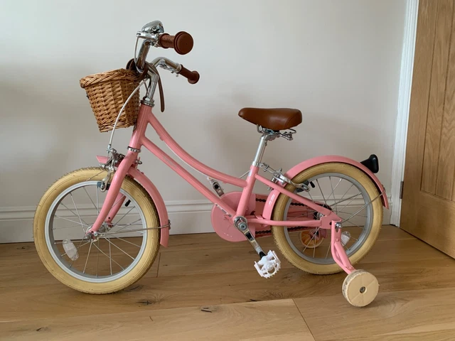 BOBBIN GINGERSNAP 16 Red Girls Bike With basket And Streamers