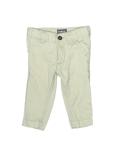 OshKosh B'gosh Girls Brown Khakis 6 Months