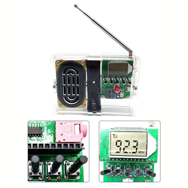 FM RADIO MODULE DIY Kits Wireless Receiver LCD Display Electronic
