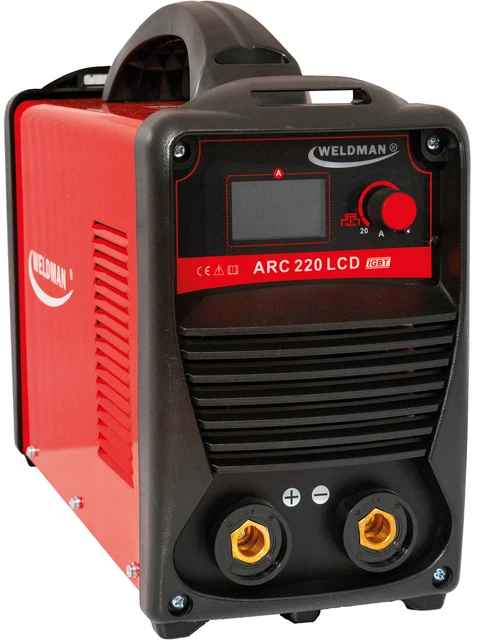 WELDMAN ARC 220 LCD SYNERGY WELDING MMA 230V soudeur à électrode Soudeur Soudage
