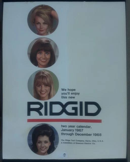 1967/1968 RIDGID TOOL Calendar (2023/2024) 79.00 PicClick