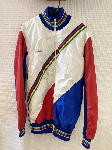 Veste Vintage Tour De France Look – Cyclisme – Taille M/L – Manches Longues
