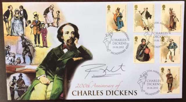 RAY WINSTONE, Actor, Magwich, Robin Hood, Signed 19.6.2012 Charles Dickens FDC.