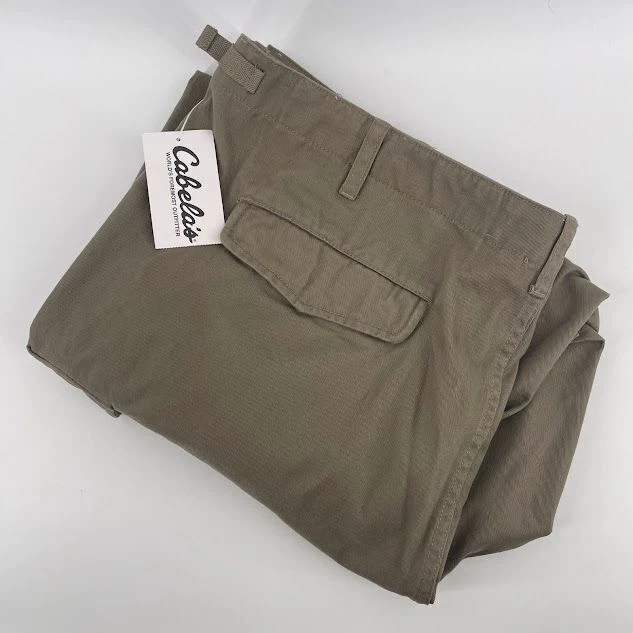Pantalon Outdoor Life Homme 36x30 – Convertible, Stretch, Cargo, Vert (occasion)