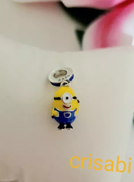 Ciondolo Minion In Argento Ciondolo Per Bracciale