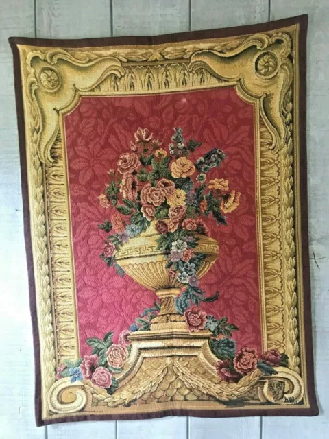 Vintag LG Point des Meurins French XVI QUEEN RENAISSANCE Tapestry GOBELIN