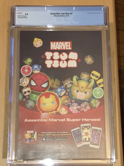 Invincible Iron Man #1 CGC 9.8 2017 1ST APP Riri Williams IRONHEART Disney+ MCU 2