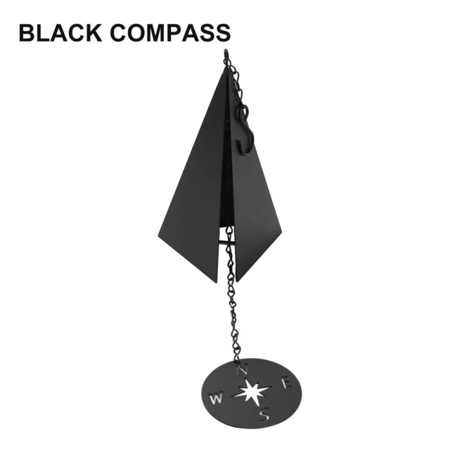 METAL TRIANGLE WIND Chimes Bell Outdoor Yard Garden Home Ornament ...