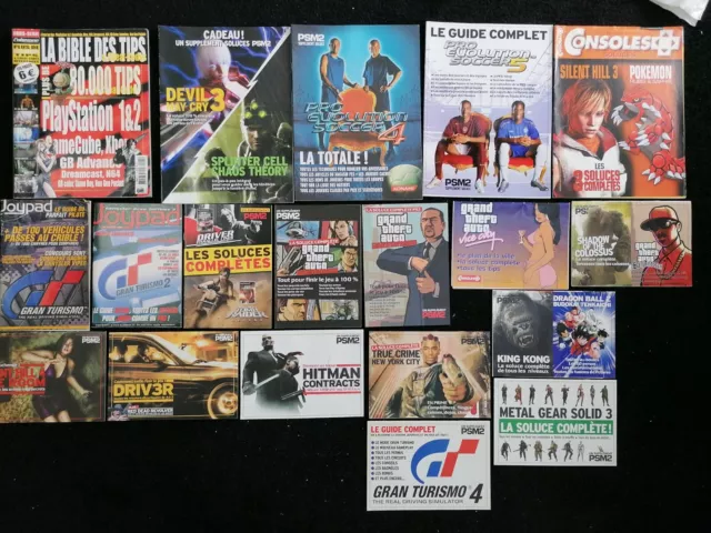 lot magazines jeux vidéos soluce tips astuces PSM2 - JOYPAD - CONSOLE+