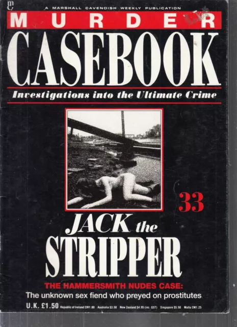 Murder Casebook - # 33 - Jack The Stripper - True Crime Magazine