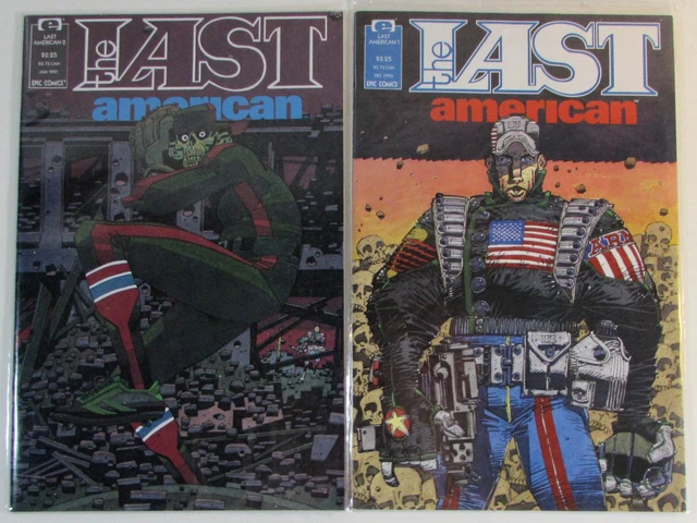 The Last American Lot of 2 #1,2 Epic Comics (1990) NM 1st Print Comic Books