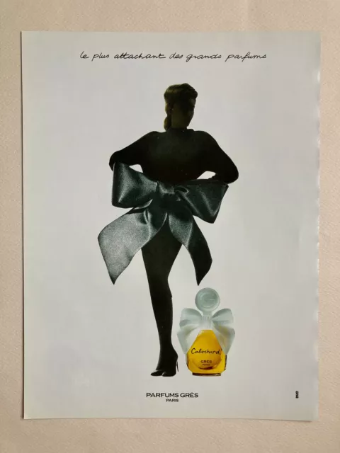 Publicité Grès Cabochard 1989 90 advertising mode parfum advert pub perfume