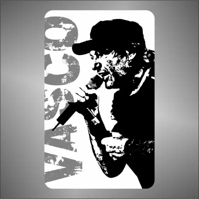 Adesivo  Vasco Rossi hip hop rap jazz hard rock metal pop sticker autocollant