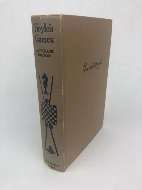 Hoyle's Games Autograph Edition 1940 Hardcover Blue Ribbon Books
