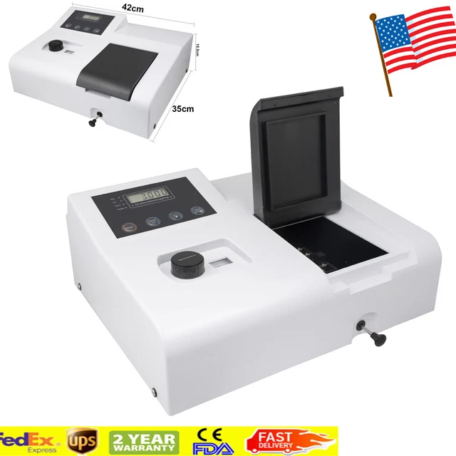 110V DIGITAL VISIBLE Spectrophotometer Lab Equipment Wave Laboratory