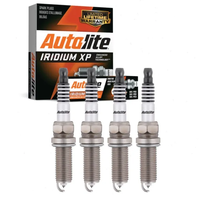 4 pc Autolite Iridium XP Spark Plugs for 2011-2014 Hyundai Sonata 2.4L L4 py
