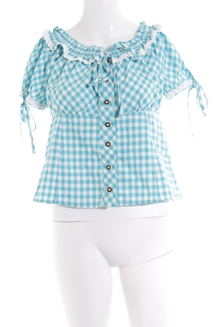 Camicia tradizionale STOCKERPOINT donna taglia DE 36 blu-bianco look casual