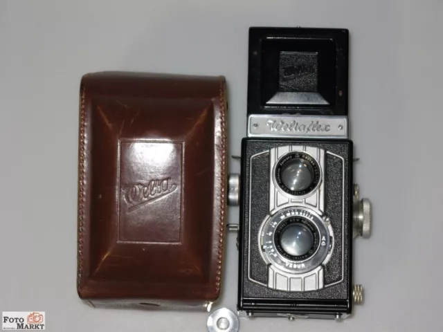 Welta Weltaflex TLR Kamera 6x6 cm Objektiv Rectan 3,5 / 75 mm Mittelformat