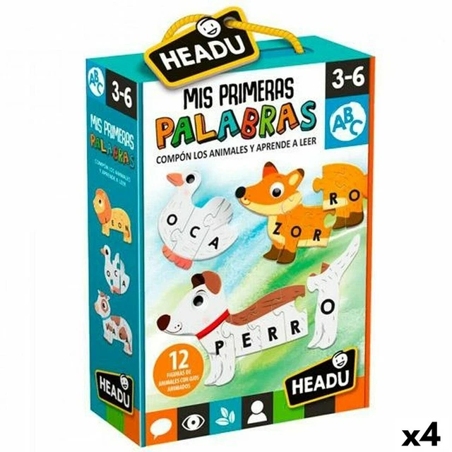 Tischspiel HEADU Mis primeras palabras [4 Stück] [ES]