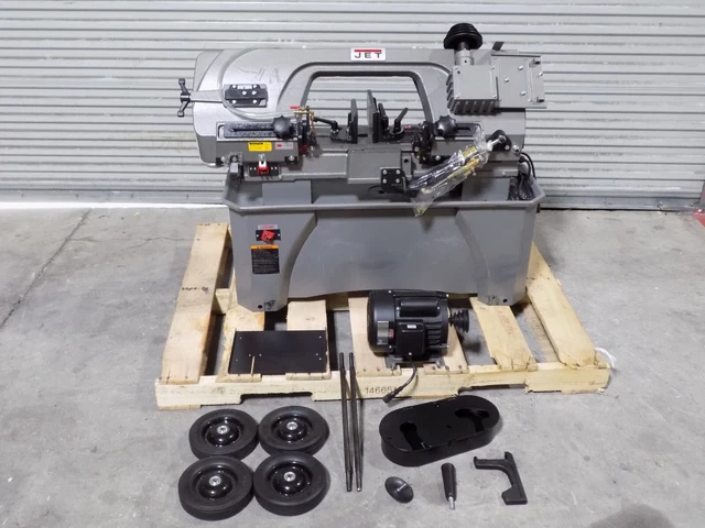 Jet Manual Horizontal / Vertical Bandsaw 7 x 12  Capacity HVBS-712D Damage