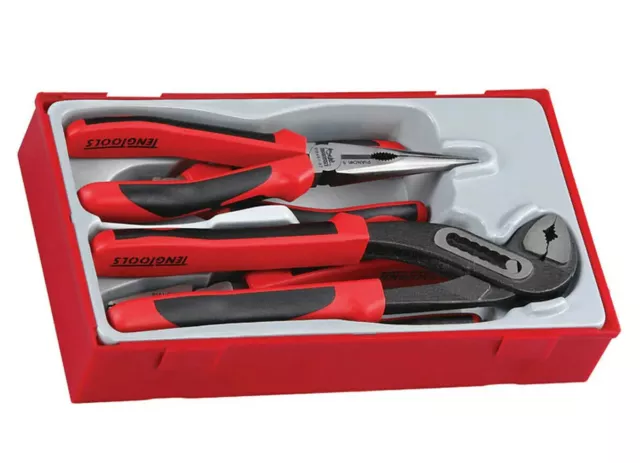 Teng Tools TT440-T 4 Piece TPR Grip Mega Bite Plier Set