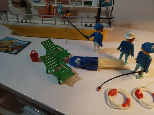 Playmobil Bateau De Plaisance Set 3540 – Années 80 – Incomplet
