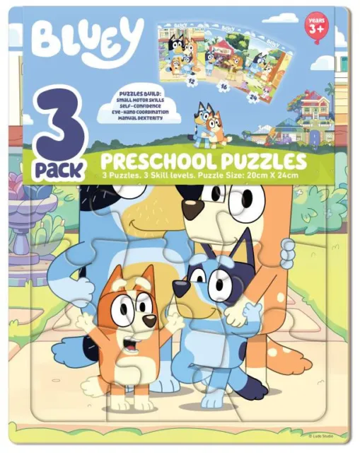 Bluey Lunch Tin Puzzle 24pc