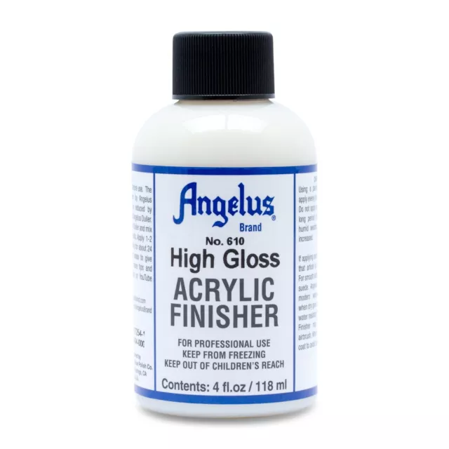 Angelus Finisher Hochglanz 118ml (105,93€/1L) für Lederfarbe schützt akzentuiert