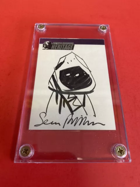 Topps Star Wars Heritage 2004 sketch Jawa by Sean Philips