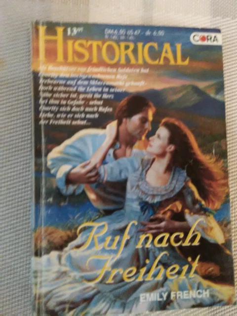 Cora Historical  Liebesroman Band 105 Ruf nach Freiheit von Emily French