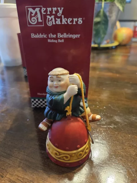 Dept. 56 Merry Makers "Baldric the Bellringer" Ornament NIB