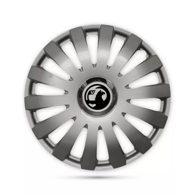 For Vauxhall Astra Insignia Vector Signum 4x 16” Silver Wheel Trims Hub Caps