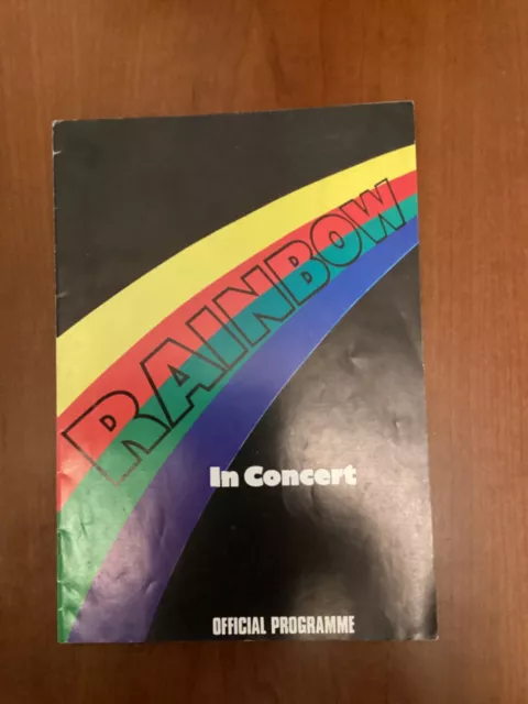 Ritchie Blackmore’s Rainbow  rainbow rising tour official concert programmes