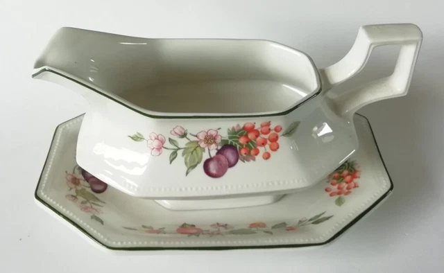 Johnson Brothers Fresco Frutta Salsiera Barca E Stand