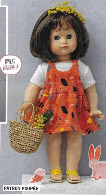 Page Et Patron De Robe Girafe Pour Poupée - Magazine Modes Et Travaux Septembre 2014